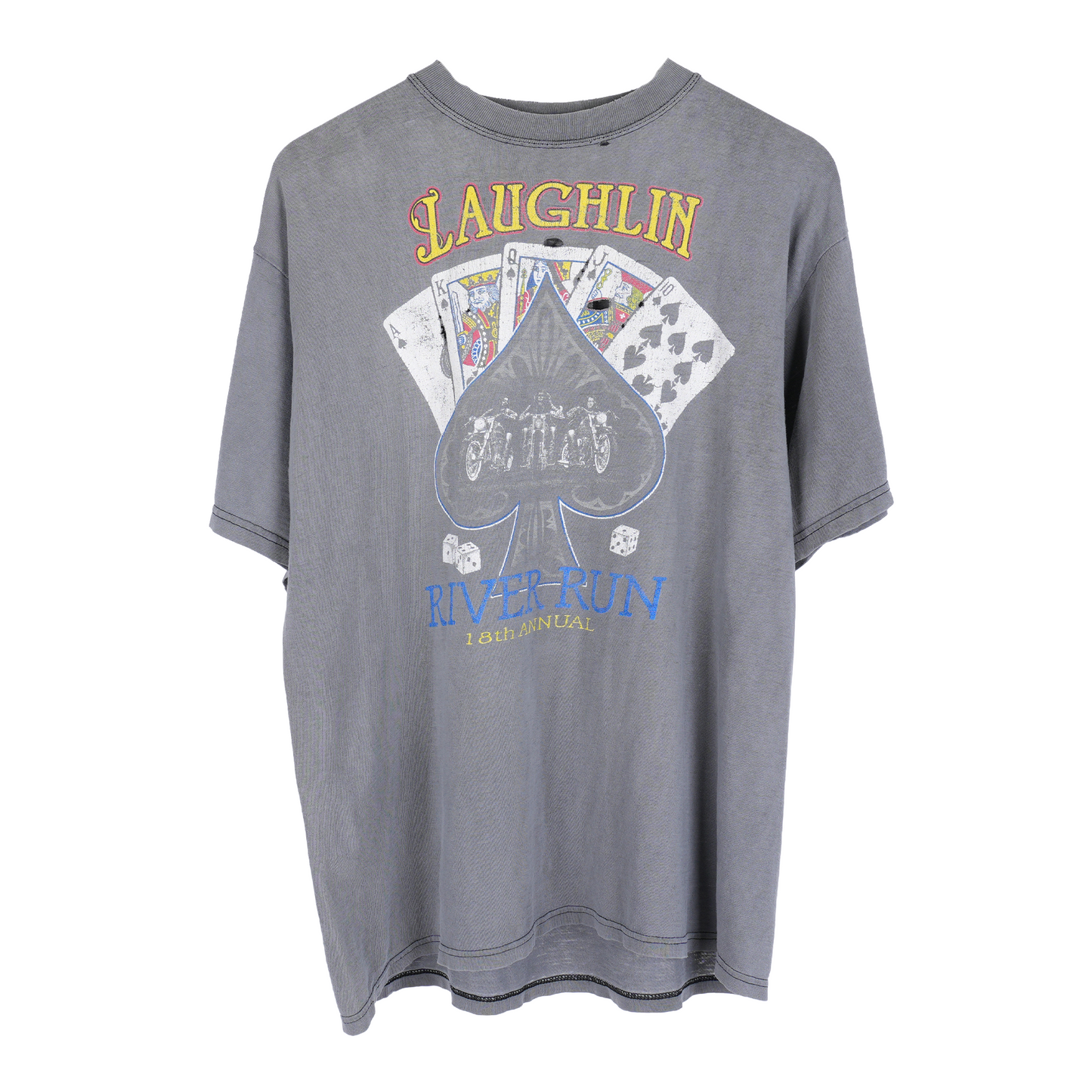 VINTAGE FADED LAUGHLIN RIVER RUN POKER TOUR TEE
