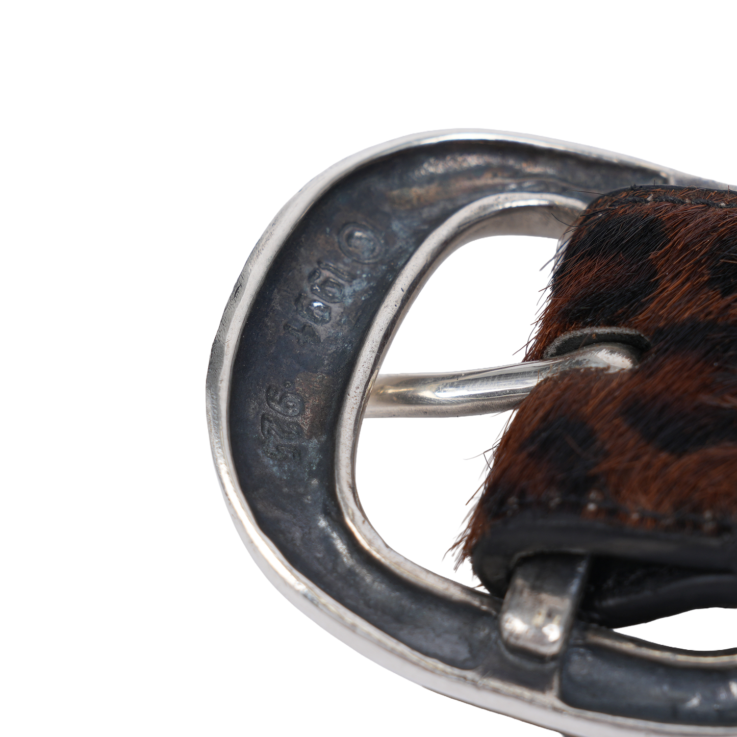 CHROME HEARTS BLACK CHEETAH BELT