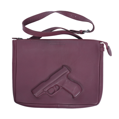 GUN MOTIF LAPTOP BAG