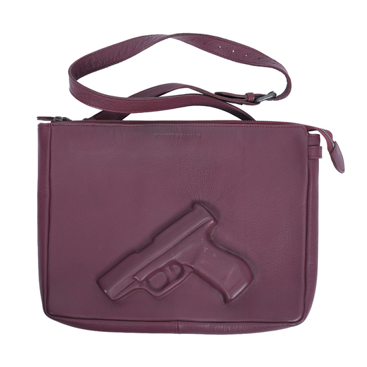 GUN MOTIF LAPTOP BAG