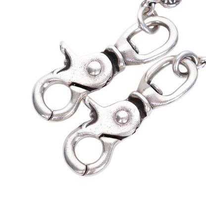 CHROME HEARTS LONG MULTI MOTIF BALL WALLET CHAIN 26 LINK