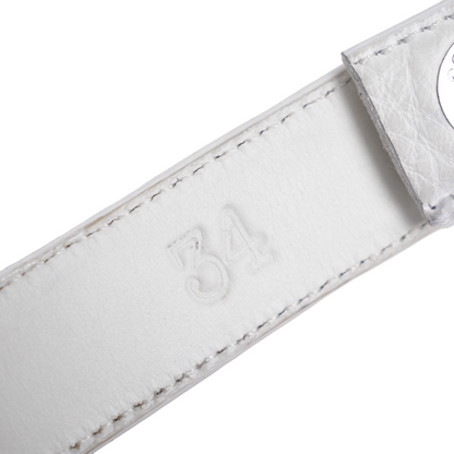 CHROME HEARTS 1 INCH WHITE STRAP