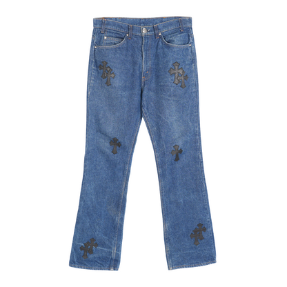 CHROME HEARTS PATCH BLUE LEVIS 517