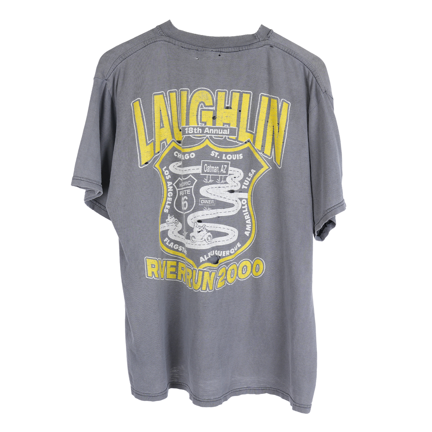 VINTAGE FADED LAUGHLIN RIVER RUN POKER TOUR TEE