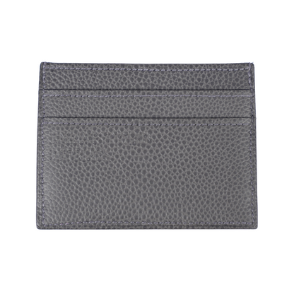 ERD ENFANTS RICHES DÉPRIMÉS GREY LEATHER DEBOSSED LOGO CARDHOLDER