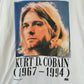 vintage kurt cobain nirvana memorial portrait tee