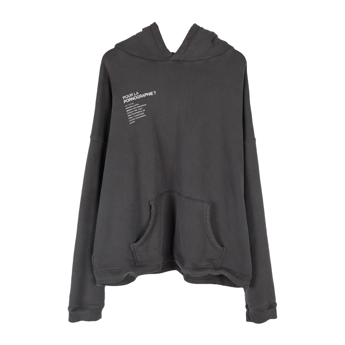 ENFANTS RICHES DÉPRIMÉS ERD 'POUR LA PORNOGRAPHIE?' PULLOVER HOODIE