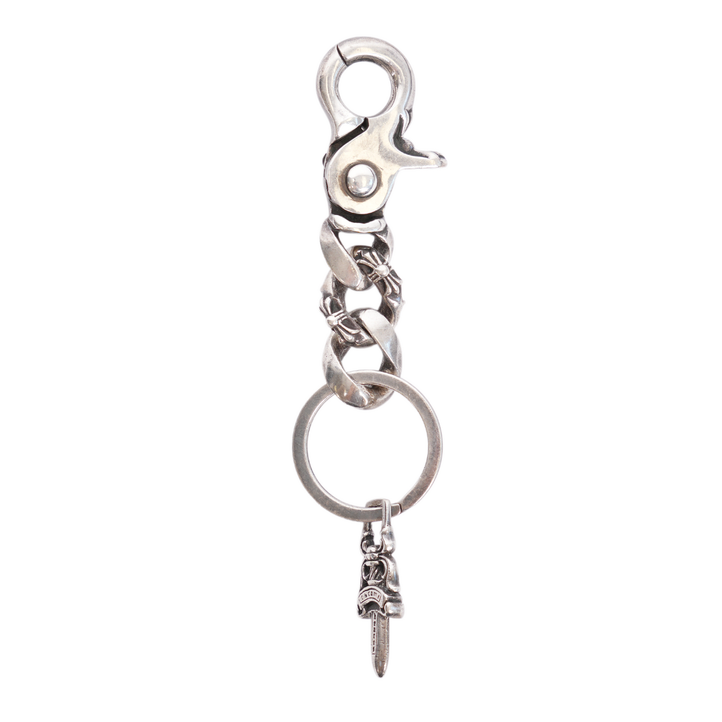 CHROME HEARTS FANCY LINK DAGGER KEY CHAIN