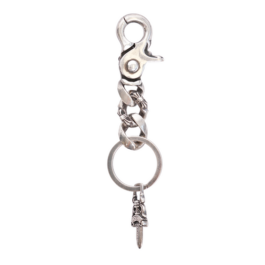 CHROME HEARTS FANCY LINK DAGGER KEY CHAIN