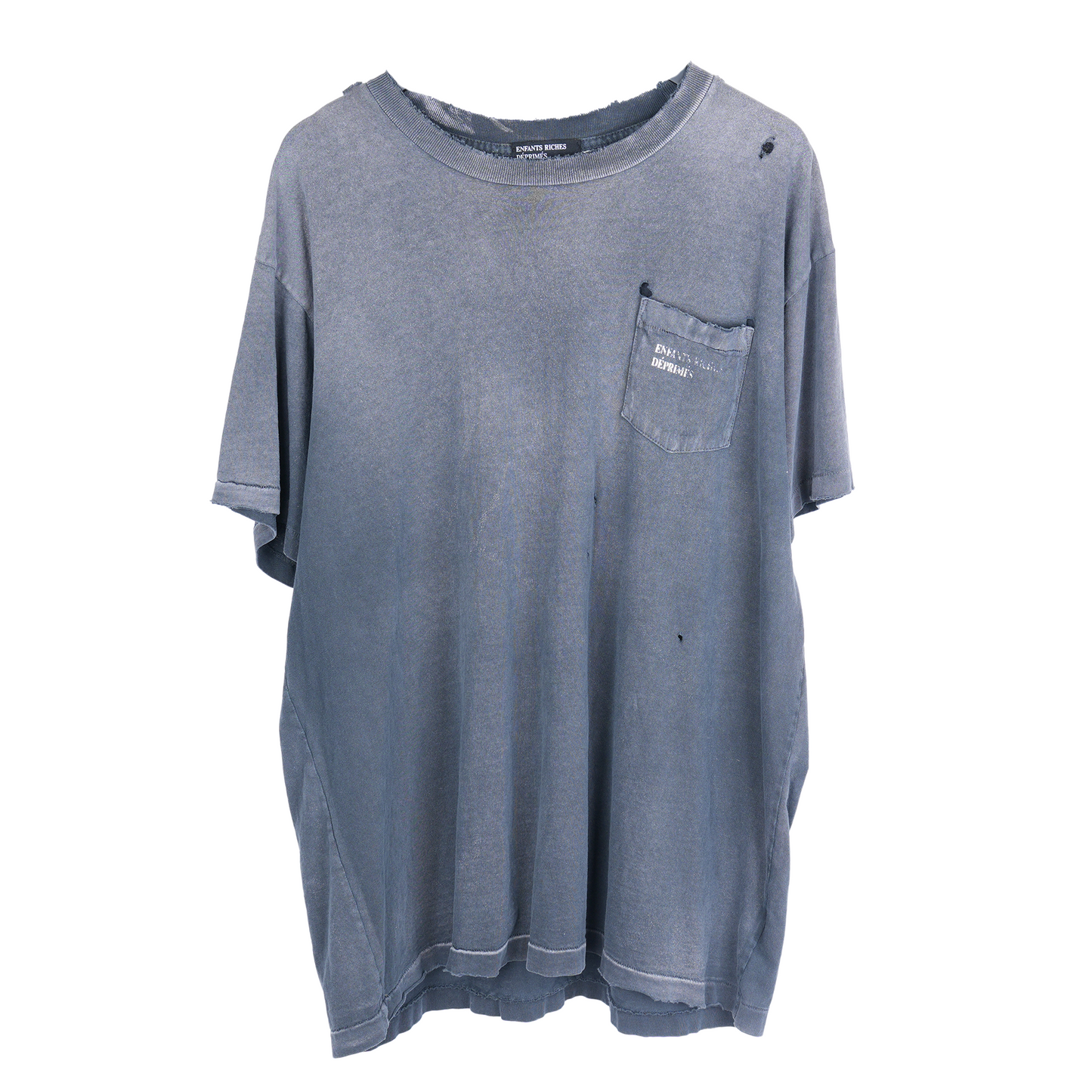 GRAY FADED ERD Pocket Tee