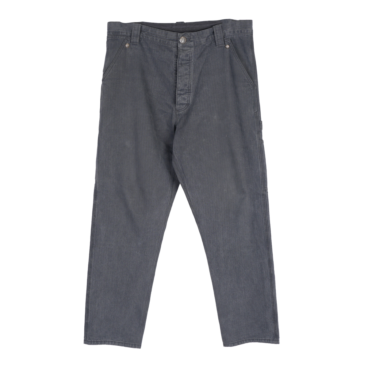 CHROME HEARTS HERRINGBONE CARPENTER PANTS