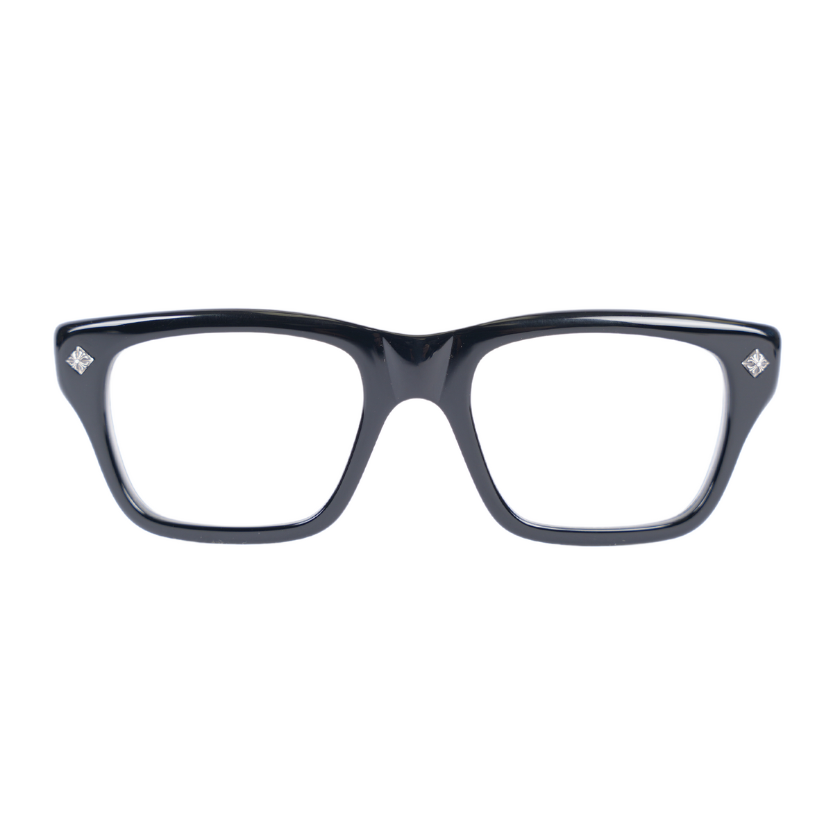 CHROME HEARTS BLACK HOLLYWEIRD GLASSES