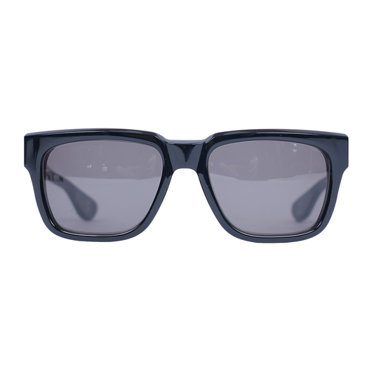 CHROME HEARTS GLOSSY BOX OFFICER SUNGLASSES WITH DIAMOND