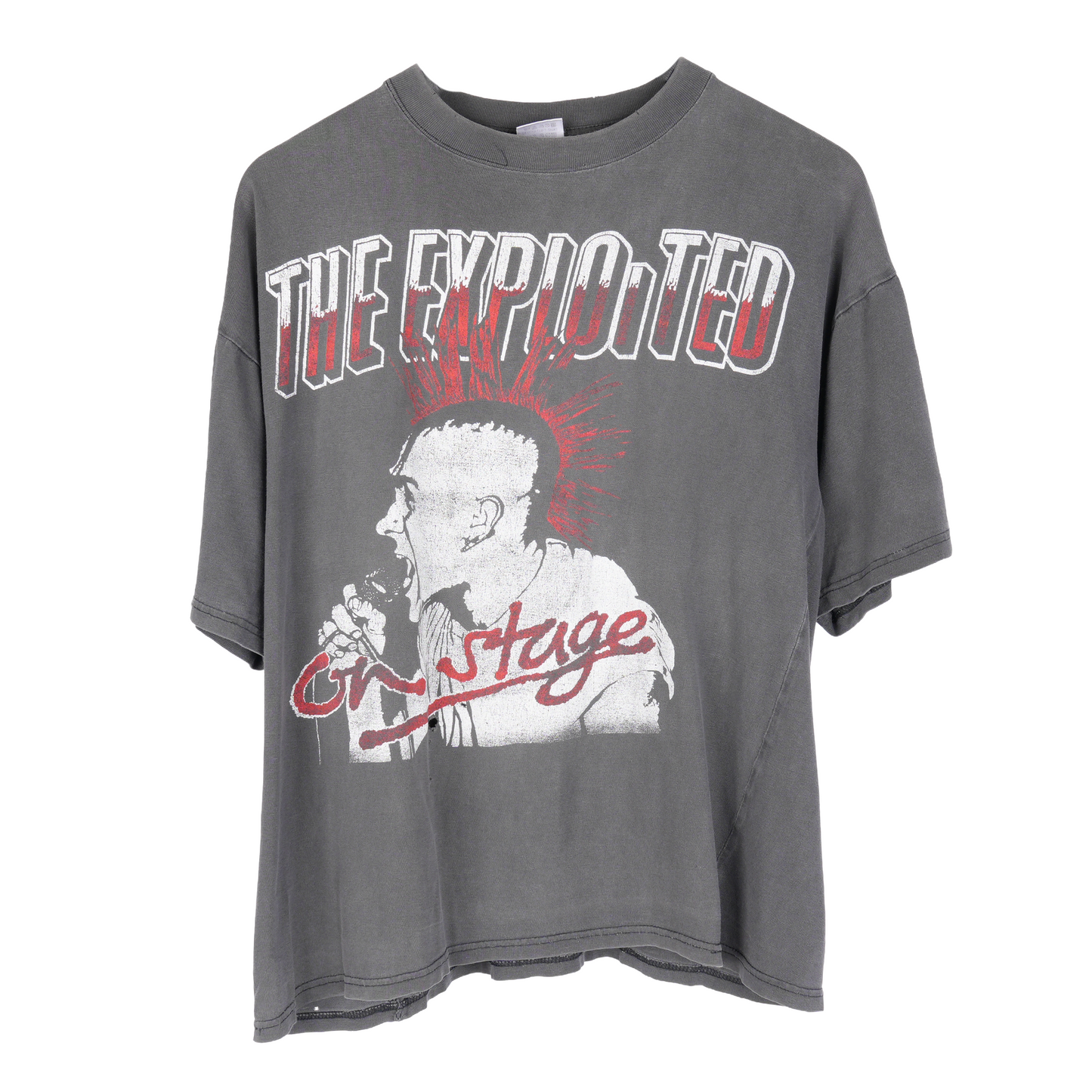 VINTAGE FADED THE EXPLOITED ON STAGE TEE