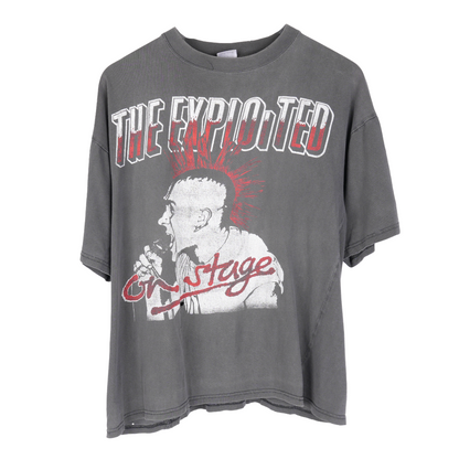 VINTAGE FADED THE EXPLOITED ON STAGE TEE