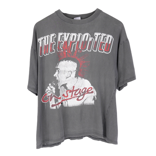VINTAGE FADED THE EXPLOITED ON STAGE TEE