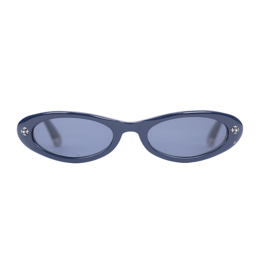 CHROME HEARTS NAVY TART SUNGLASSES