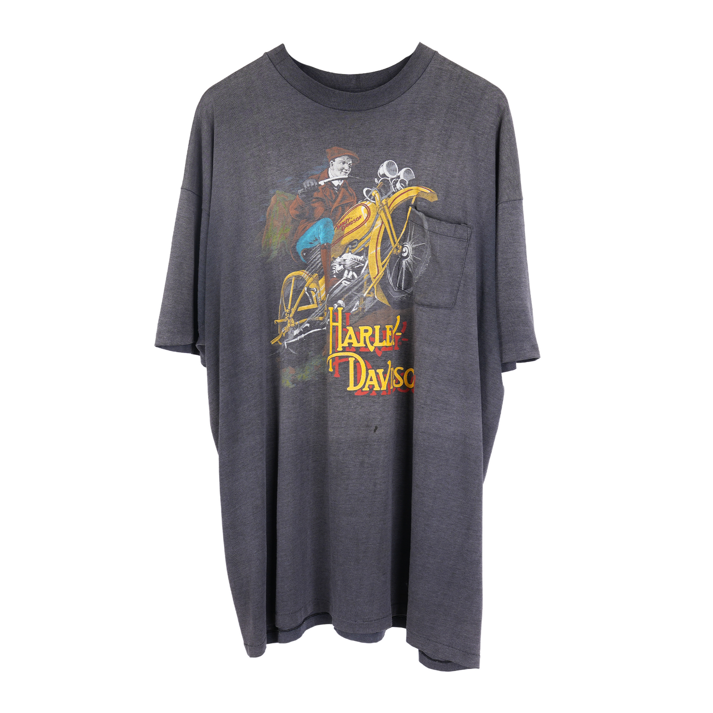 VINTAGE HARLEY DAVIDSON FADED GRAPHIC TEE