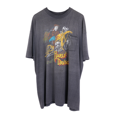 VINTAGE HARLEY DAVIDSON FADED GRAPHIC TEE