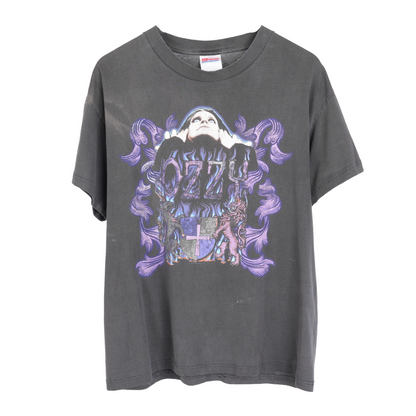VINTAGE OZZY OSBOURNE FADED PURPLE FLAME TEE