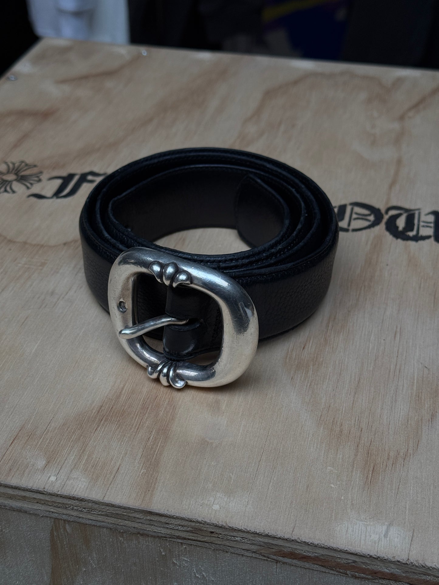 CHROME HEARTS BLACK GUNSLINGER SIZE 36