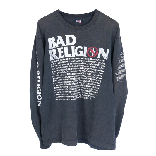 VINTAGE BAD RELIGION LONG SLEEVE TEE