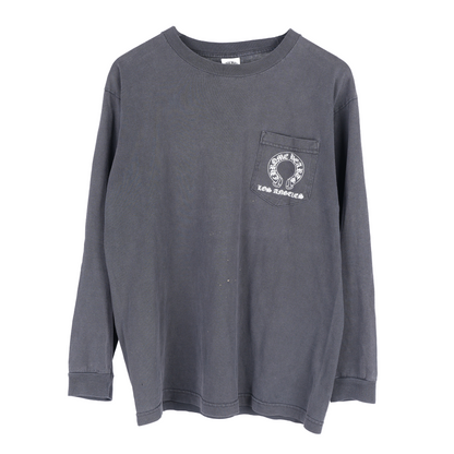 CHROME HEARTS FADED VINTAGE LOS ANGELES T BAR LONG SLEEVE