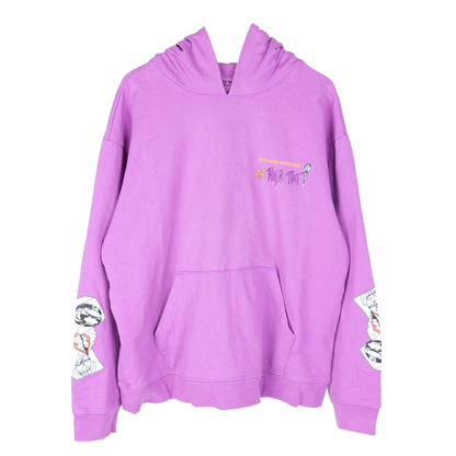 CHROME HEARTS MATTY BOY "AN THATS THAT" PURPLE HOODIE