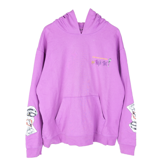 CHROME HEARTS MATTY BOY "AN THATS THAT" PURPLE HOODIE