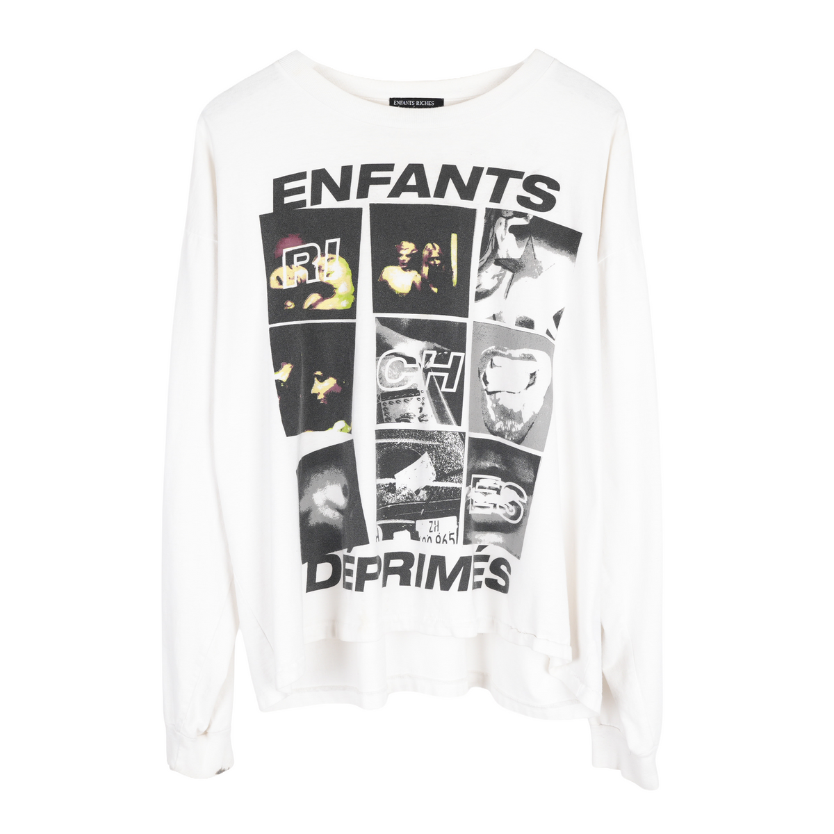 ENFANTS RICHES DÉPRIMÉS ERD ZURICH GRID LONG SLEEVE TEE