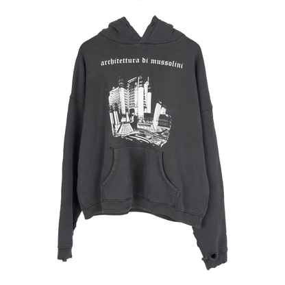 ENFANTS ARCHITETTURA DI MUSSOLINI HOODIE MAXFIELD EXCLUSIVE NWT