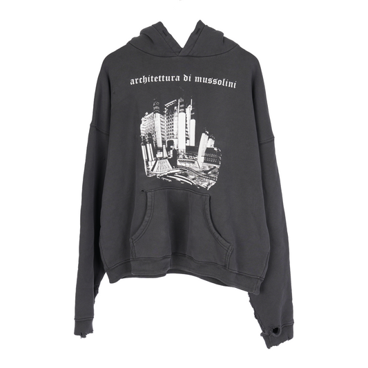 ENFANTS ARCHITETTURA DI MUSSOLINI HOODIE MAXFIELD EXCLUSIVE NWT