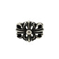 Chrome Hearts FLORAL CROSS OPEN Ring Size 11