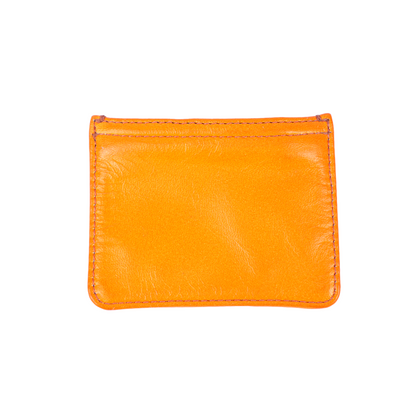 CHROME HEARTS NEON ORANGE COIN POUCH