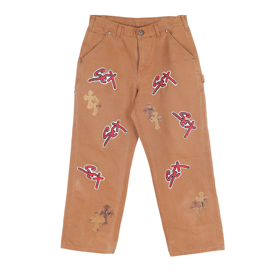 CHROME HEARTS SEX RECORDS CARPENTER PANTS