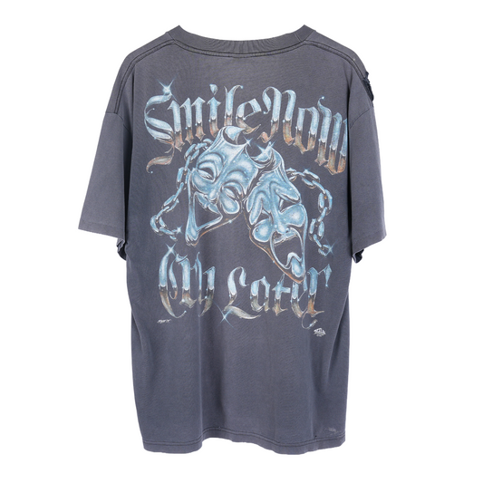 VINTAGE THRASHED SMILE NOW CRY LATER TEE