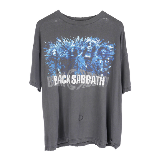 VINTAGE FADED BLACK SABBATH CROSS TEE