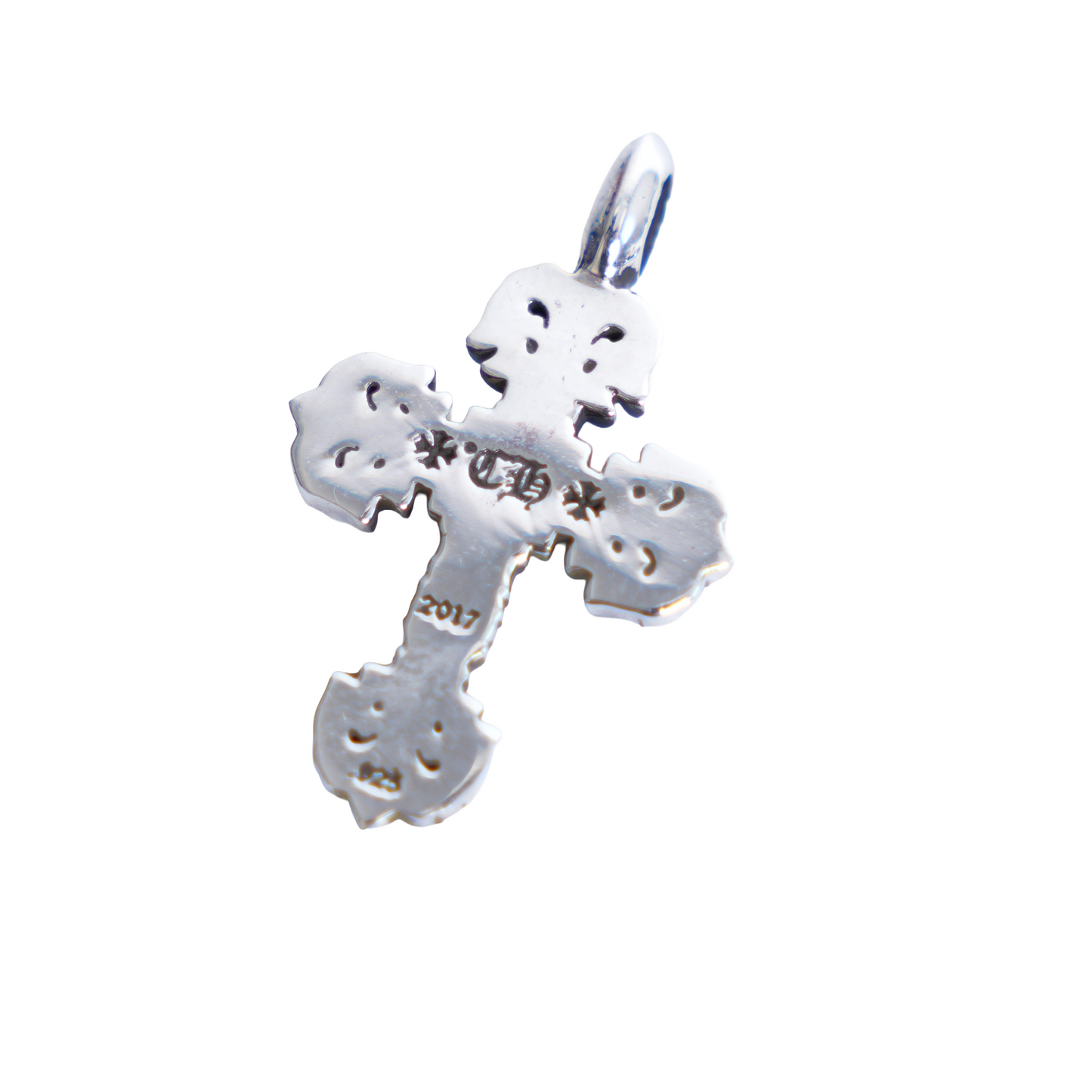 CHROME HEARTS SILVER FILIGREE TINY PENDANT