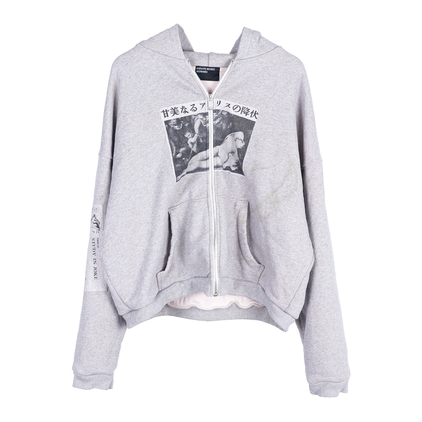 ERD GREY THERMAL LINED ASSEMBLAGE HOODIE