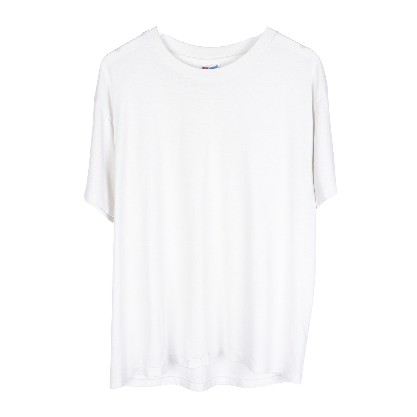 VINTAGE WHITE HANES BLANK TEE