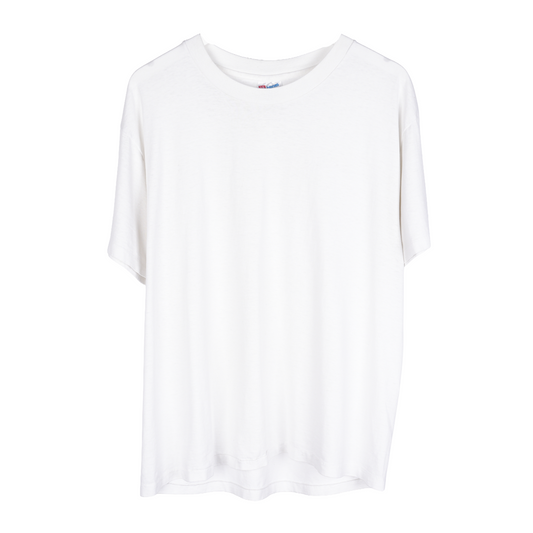 VINTAGE WHITE HANES BLANK TEE