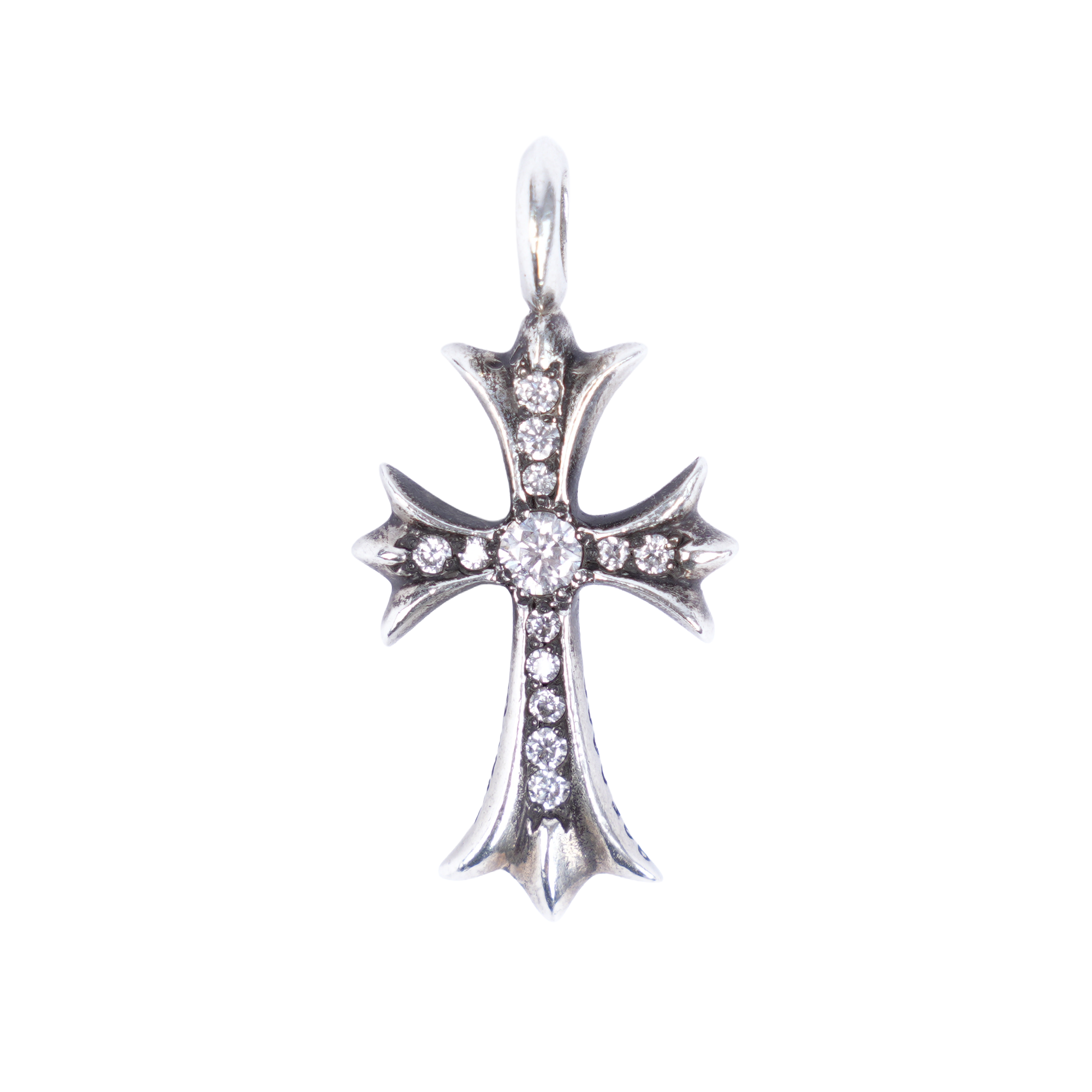 CHROME HEARTS DIAMOND TINY CROSS – Starchive