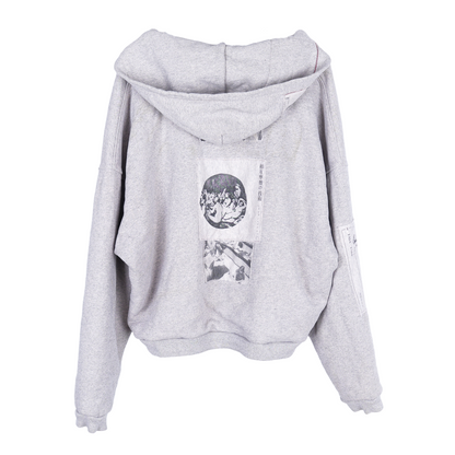ERD GREY THERMAL LINED ASSEMBLAGE HOODIE
