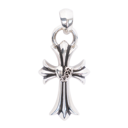 CHROME HEARTS HEART CROSS PENDANT
