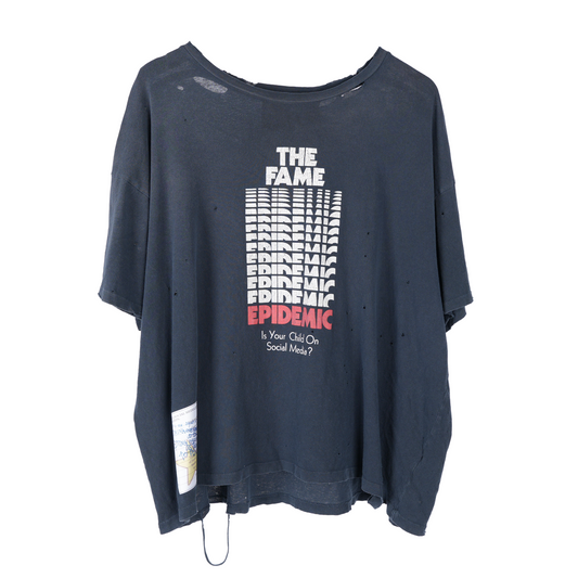 PALY HOLLYWOOD 'THE FAME EPIDEMIC' DISTRESSED TEE