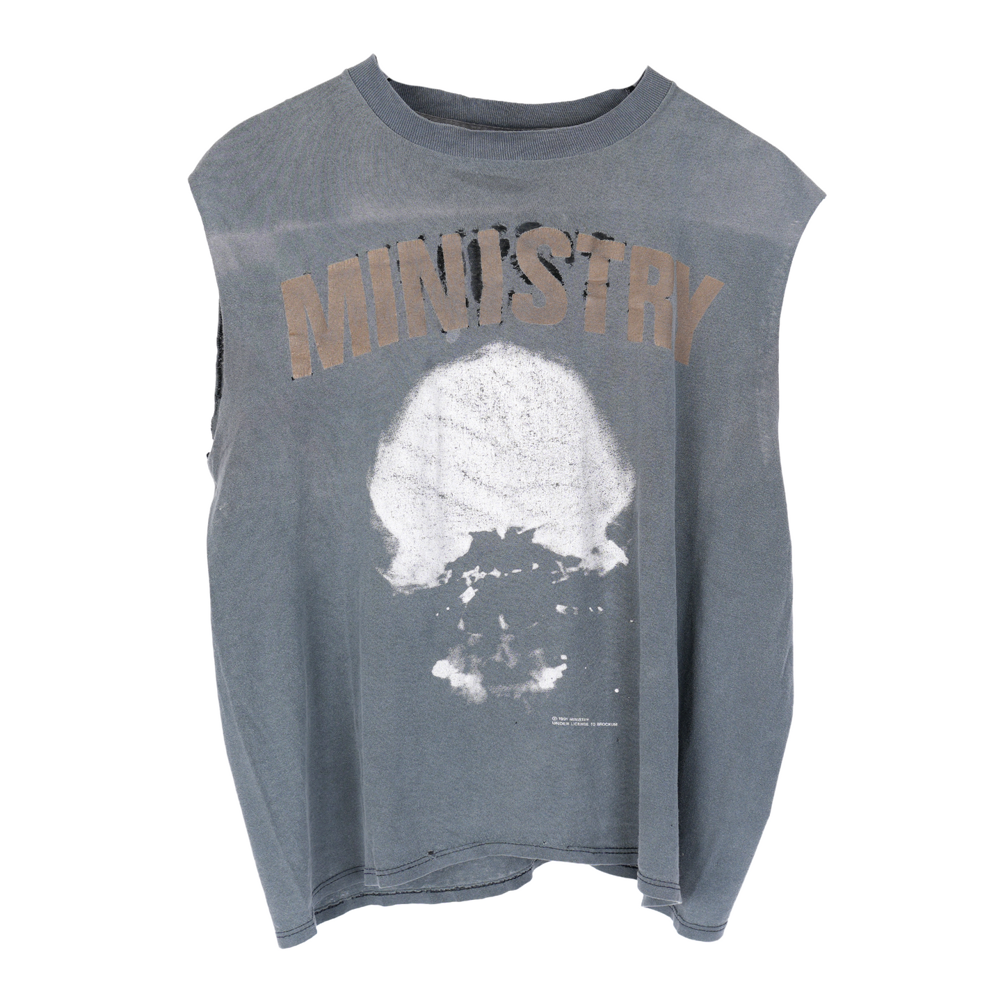 VINTAGE MINISTRY CUT OFF T-SHIRT