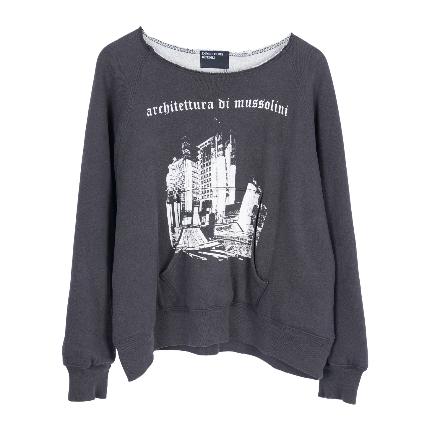ERD Architettura Di Mussolini Cut Off Crewneck