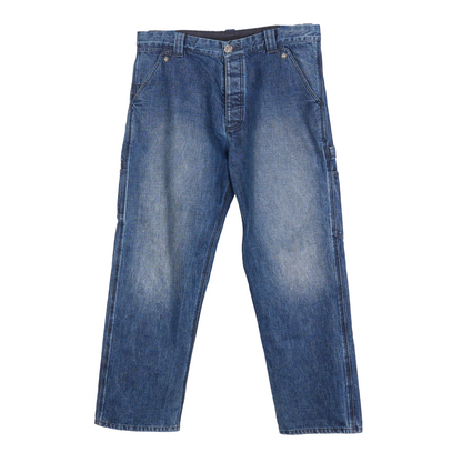 CHROME HEARTS BLUE TURBO DIESEL BAGGY JEANS