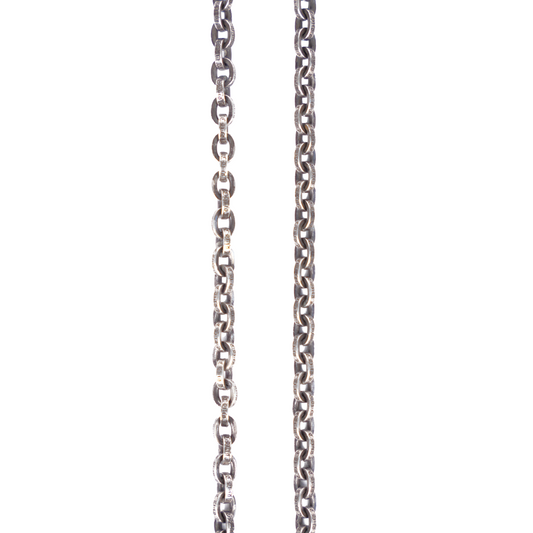 CHROME HEARTS SILVER PAPER CHAIN NECKLACE