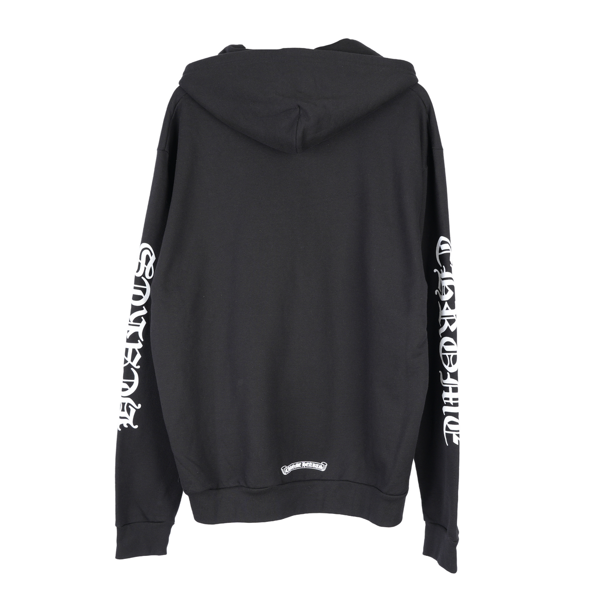 CHROME HEARTS SCROLL LOGO DAGGER ZIP UP HOODIE